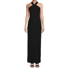 RtA Phoebe Cutout Column Gown – Black – Size 8 – NWT Elegant Maxi Evening Dress